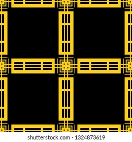 Seamless Art Deco Pattern. Vintage minimalistic background. Abstract Luxury Illustration