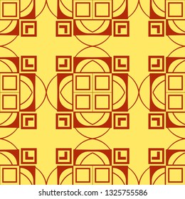 Seamless Art Deco Pattern. Vintage minimalistic background. Abstract Luxury Illustration