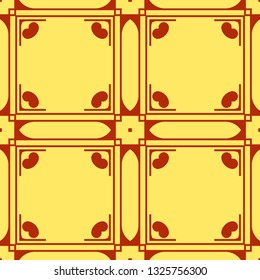 Seamless Art Deco Pattern. Vintage minimalistic background. Abstract Luxury Illustration