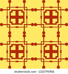 Seamless Art Deco Pattern. Vintage minimalistic background. Abstract Luxury Illustration