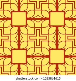 Seamless Art Deco Pattern. Vintage minimalistic background. Abstract Luxury Illustration