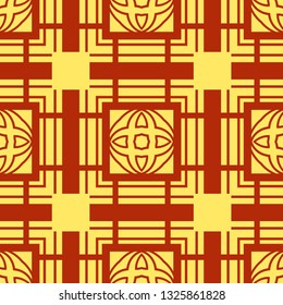 Seamless Art Deco Pattern. Vintage minimalistic background. Abstract Luxury Illustration
