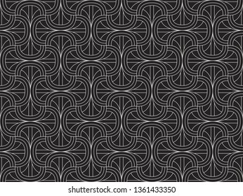 Seamless Art Deco Pattern. Vintage geometric minimalistic background. Abstract Luxury Illustration.