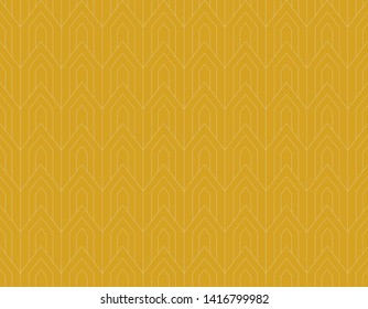 Seamless Art Deco Pattern. Vintage geometric minimalistic background. Abstract Luxury Illustration.

