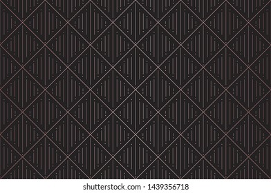 Seamless Art Deco Pattern. Vintage geometric minimalistic background. Abstract Luxury Illustration.