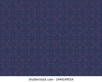 Seamless Art Deco Pattern. Vintage geometric minimalistic background. Abstract Luxury Illustration.
