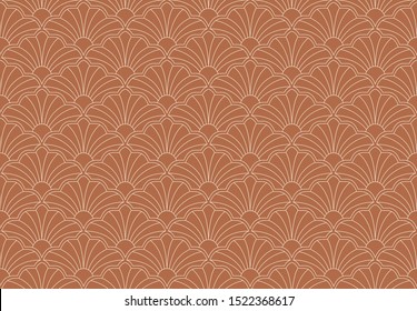 Seamless Art Deco Pattern. Vintage geometric minimalistic background. Abstract Luxury Illustration.