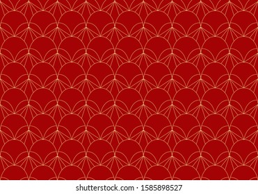 Seamless Art Deco Pattern. Vintage geometric minimalistic background. Abstract Luxury Illustration.