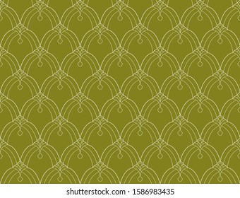 Seamless Art Deco Pattern. Vintage geometric minimalistic background. Abstract Luxury Illustration.