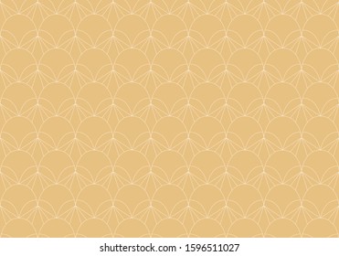 Seamless Art Deco Pattern. Vintage geometric minimalistic background. Abstract Luxury Illustration.