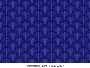 Seamless Art Deco Pattern. Vintage geometric minimalistic background. Abstract Luxury Illustration.
