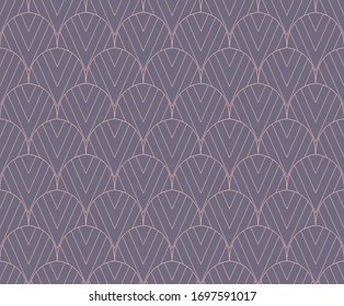 Seamless Art Deco Pattern. Vintage geometric minimalistic background. Abstract Luxury Illustration.