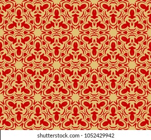 seamless art deco patterns. Simple monochrome geometric texture. Abstract design elements. Vector illustration