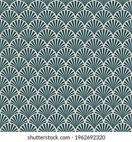 Seamless Art Deco sunburst pattern