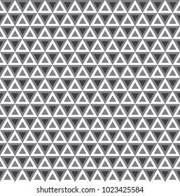 Seamless Art Deco triangular abstract geometric pattern. Ideal for label, packaging or other design applications.