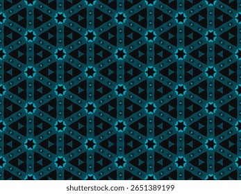 Seamless Art Fashion Perspective Background Wallpaper Tile Geometric Luxury Visual Endless Digital Template Textile Decoration Interior Shape Design Symmetric Texture Cloth Fabric Graphic Pattern.