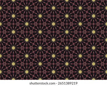 Seamless Art Fashion Perspective Background Wallpaper Tile Geometric Luxury Visual Endless Digital Template Textile Decoration Interior Shape Design Symmetric Texture Cloth Fabric Graphic Pattern.