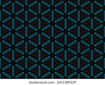 Seamless Art Fashion Perspective Background Wallpaper Tile Geometric Luxury Visual Endless Digital Template Textile Decoration Interior Shape Design Symmetric Texture Cloth Fabric Graphic Pattern.