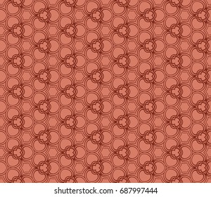seamless art geometric background. vector illustration. brown color pattern