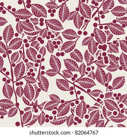 Seamless Art Nouveau background pattern