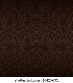 Seamless Art Nouveau pattern