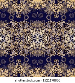 Seamless art nouveau pattern "Sea anemone"