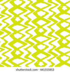 Seamless art pattern with graphic elements