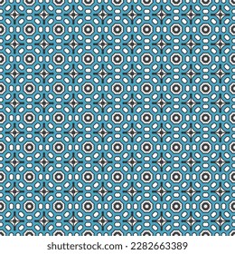 Seamless Art Style Decoration Material Decorative Modern Bright Textile Beautiful Retro Colorful Backdrop Paper Graphic Wallpaper Fabric Geometric Background Light Vintage Texture Design Pattern.
