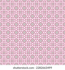 Seamless Art Style Decoration Material Decorative Modern Bright Textile Beautiful Retro Colorful Backdrop Paper Graphic Wallpaper Fabric Geometric Background Light Vintage Texture Design Pattern.