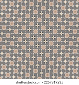 Seamless Art Style Texture Background Wallpaper Fashion Fabric Geometric Textile Print Design Pattern