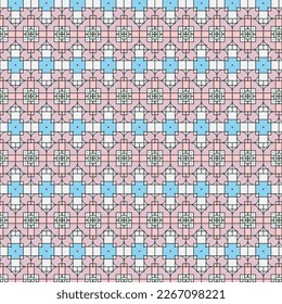 Seamless Art Texture Creative Geometric Line Design Wallpaper Modern Arabic Vintage Backdrop Print Retro Fabric Symmetric Graphic Style Textile Shape Pattern