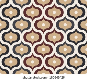 Seamless art vector color geometric pattern background