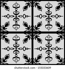 Seamless art  vintage geometric background. Wallpaper, background, pattern