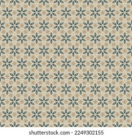 Seamless Art Wallpaper Design Background Template Fabric Style Geometric Pattern