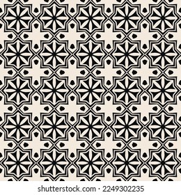 Seamless Art Wallpaper Design Background Template Fabric Style Geometric Pattern