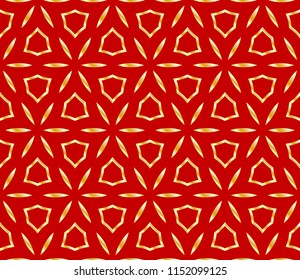 Seamless art-deco vector pattern. Geometric ornament. For Interior decoration, wallpaper, presentation, fashion design