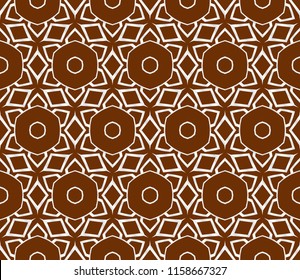 Seamless art-deco vector pattern. Geometric ornament. For Interior decoration, wallpaper, presentation, fashion design.