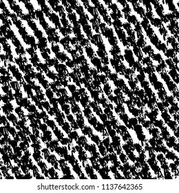 Seamless artistic abstract pattern. Hand drawn repeatable creative background. Paint stain grunge design from painted texture. Black and white drawing.