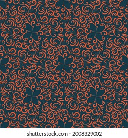 Seamless artistic applied pattern, Vector hand drawn ethnic pattern design for fashion clothes, wallpaper, wrapping, decoration background.