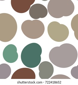 Seamless artistic circles or ellipses background pattern abstract. Vector illustration graphic.