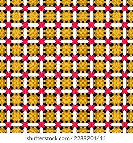 Seamless Artistic Creative Structure Mesh Interior Trendy Tile Modern Geometric Design Print Fabric Graphic Texture Art Web Template Textile Backdrop Wallpaper Shape Background Pattern.