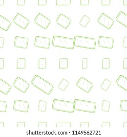 Seamless artistic handphone or mobilephone hand drawn background abstract. Vector artwork.