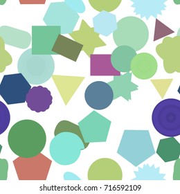 Seamless artistic mixed background pattern abstract. Vector illustration graphic.