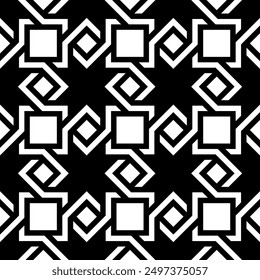 Nahtloses künstlerisches Muster dekorativer Linien. Wiederholte geometrische Muster eines druckbaren Vektors.