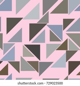 Seamless artistic triangle lines background pattern abstract. Vector illustration graphic.