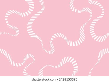 Seamless artistic wave pattern. Vector Illustration.