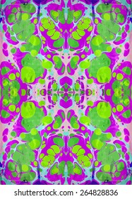 seamless artwork ebru pattern,  drawing on the water abstract background