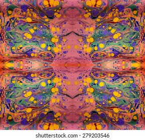 seamless artwork ebru texture, exotic abstract background 