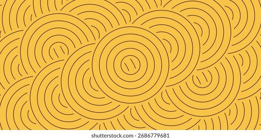 Nahtloses asiatisches Hintergrundmuster. Herbstlich orientalisches Design. Abstrakte geometrische wellenförmige Linien und gekrümmte Wellen. Traditionelles japanisches Vintage-Ornament. EPS10