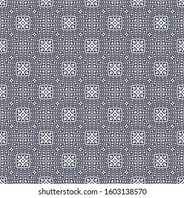 Seamless asian ethnic floral background pattern
